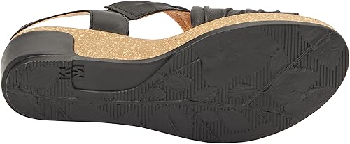 EL NATURALISTA - Sandales N5117 LEAVES - Cuir - Noir