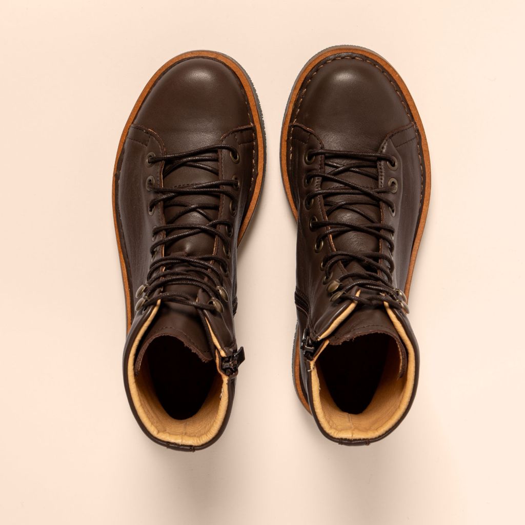 EL NATURALISTA - Bottines N5572 VOLCANO - Cuir de veau - Testa brown