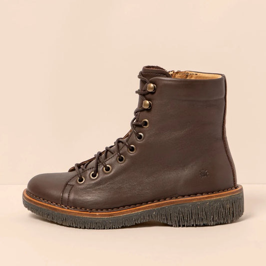 EL NATURALISTA - Bottines N5572 VOLCANO - Cuir de veau - Testa brown