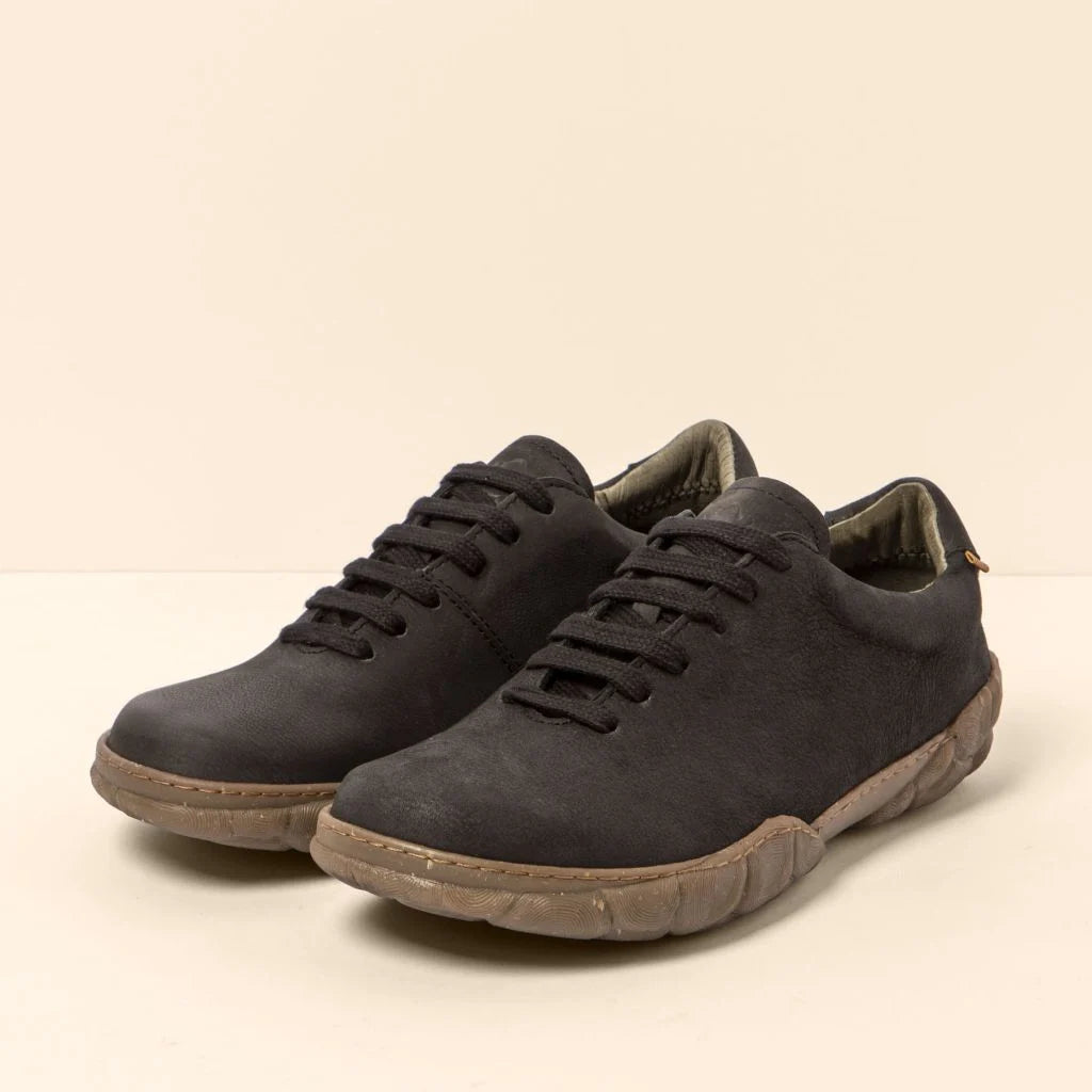 EL NATURALISTA - Baskets N5616 TURTLE BASSE - Cuir de veau - Noir
