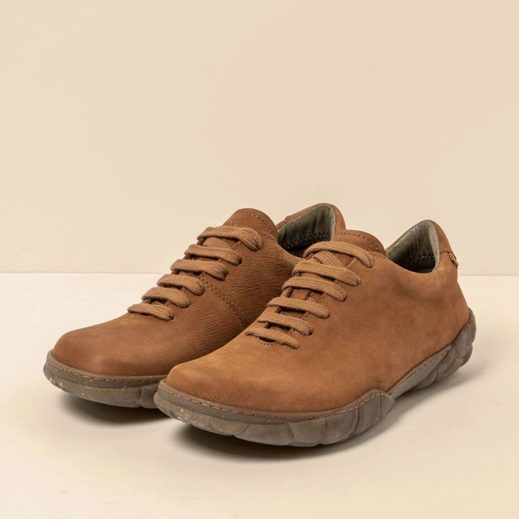 EL NATURALISTA - Baskets N5616 TURTLE BASSE - Cuir de veau - Wood