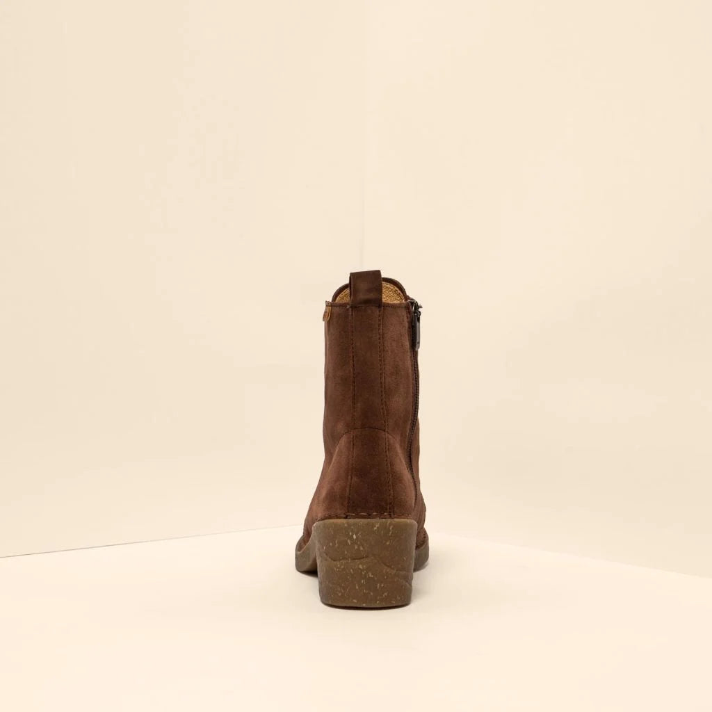 EL NATURALISTA - Bottines N5660 TICINO - Suédé - Chocolat