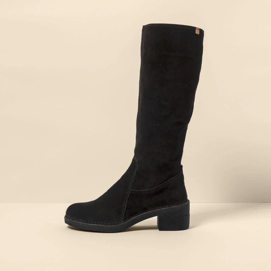 EL NATURALISTA - Bottes N5663 TICINO - Suédé - Noir
