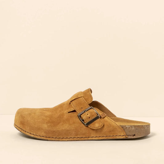 EL NATURALISTA - Sabots N5796 BALANCE - Suédé - Toffee