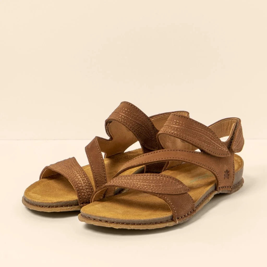 EL NATURALISTA - Sandales N5810 PANGLAO - Nubuck lavé de veau - Wood