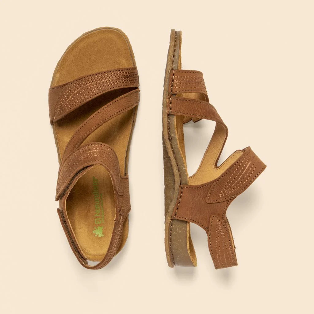EL NATURALISTA - Sandales N5810 PANGLAO - Nubuck lavé de veau - Wood
