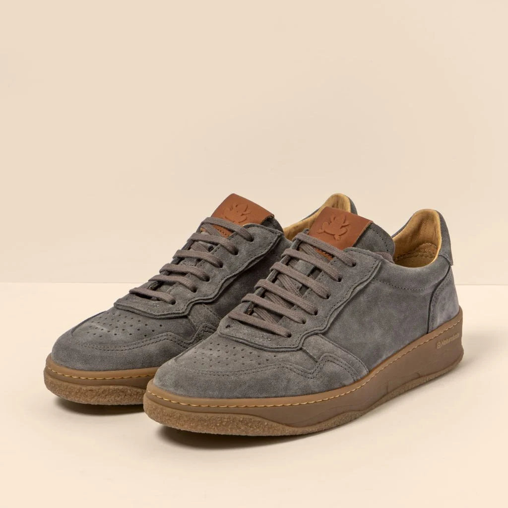 EL NATURALISTA - Sneakers N5844S GEO - Cuir soie de veau - Graphite