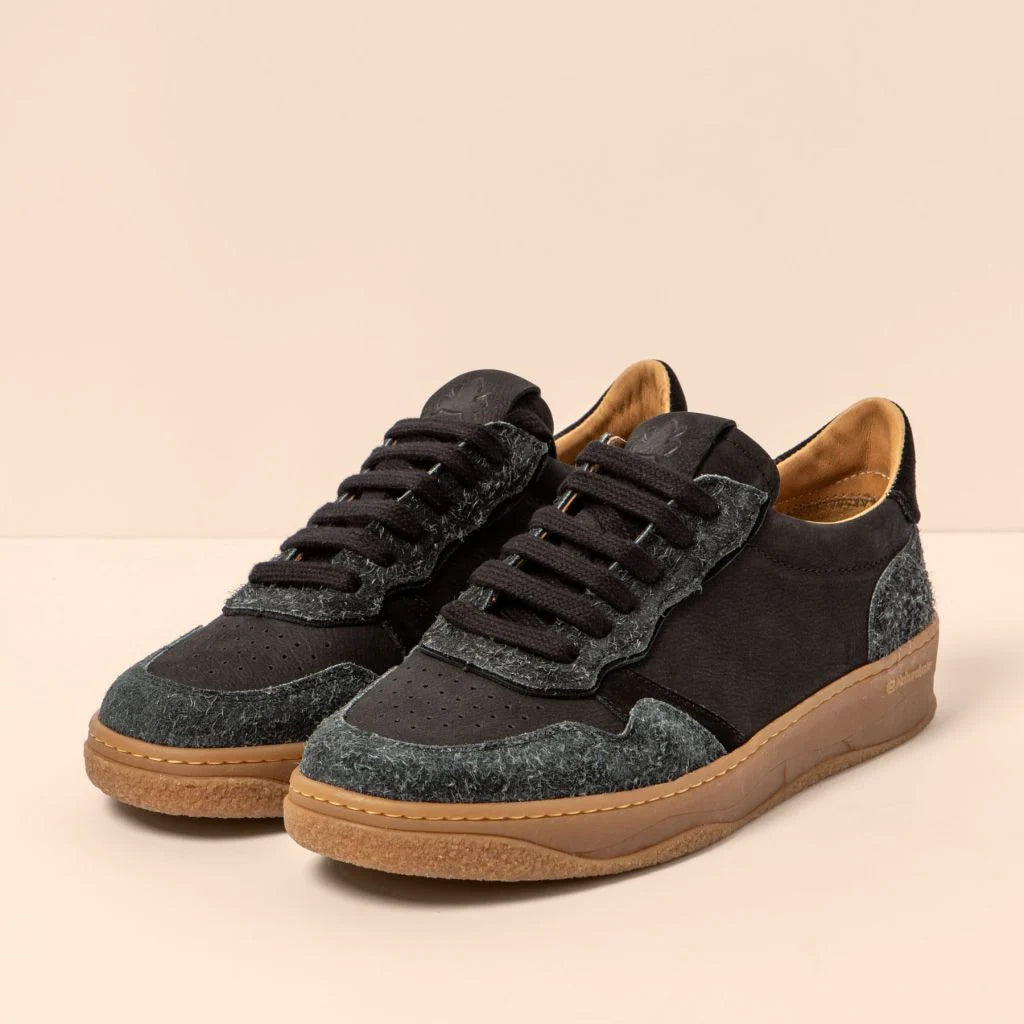 EL NATURALISTA - Sneakers N5844 GEO - Cuir de veau - Black