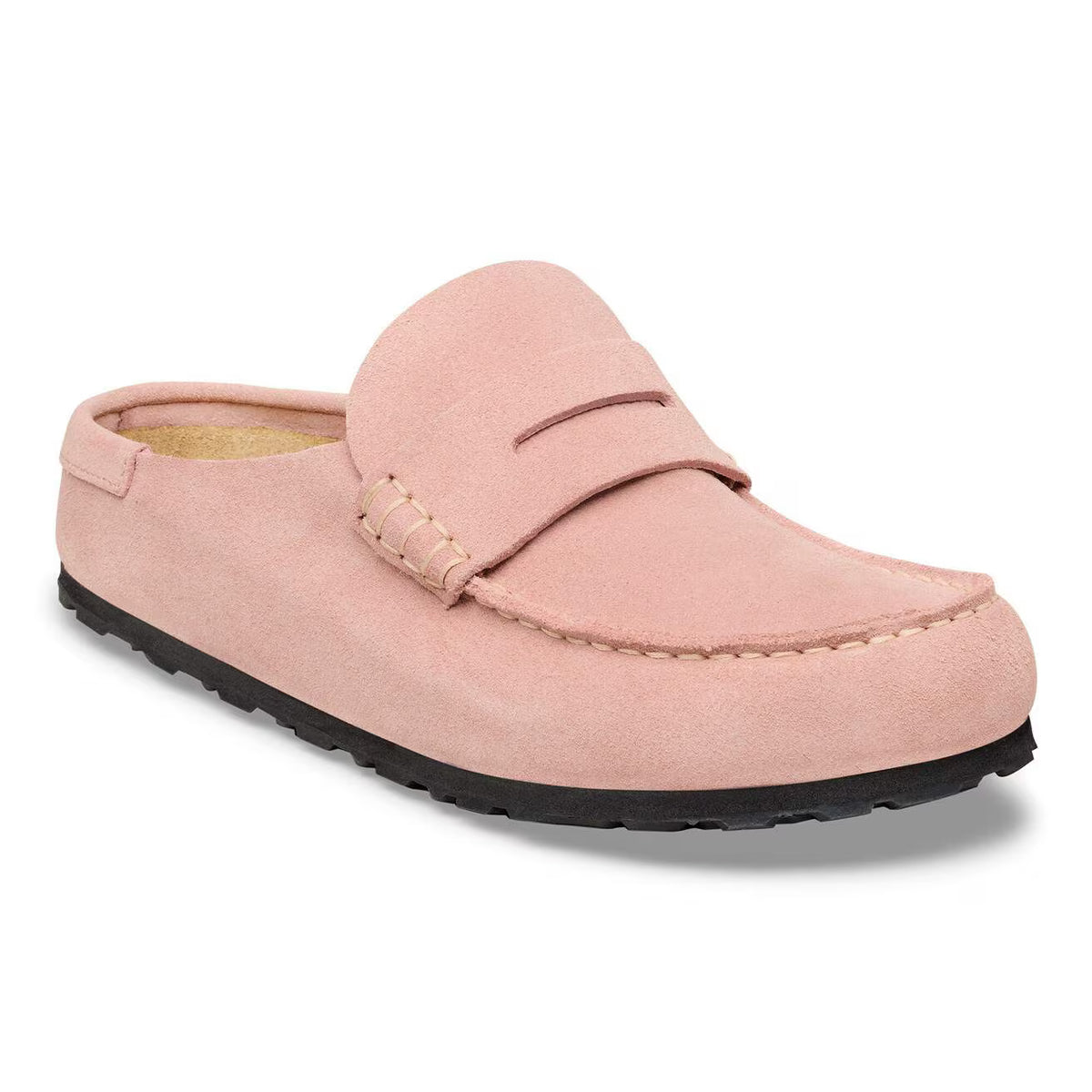 BIRKENSTOCK - Mocassins NAPLES WRAPPED - Pink clay