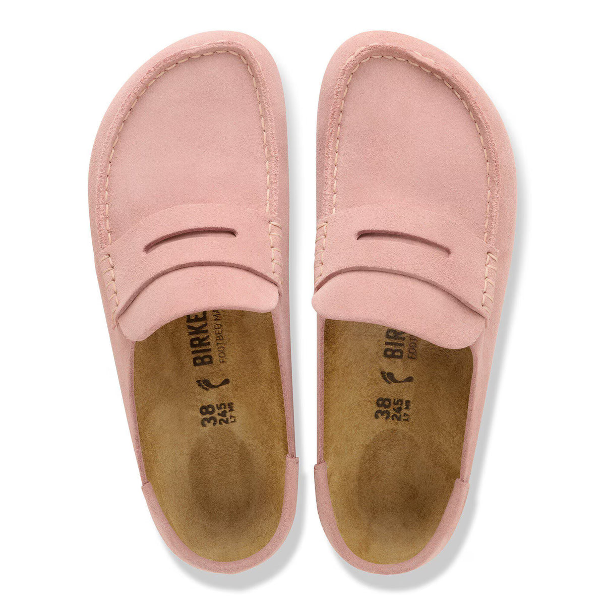 BIRKENSTOCK - Mocassins NAPLES WRAPPED - Pink clay