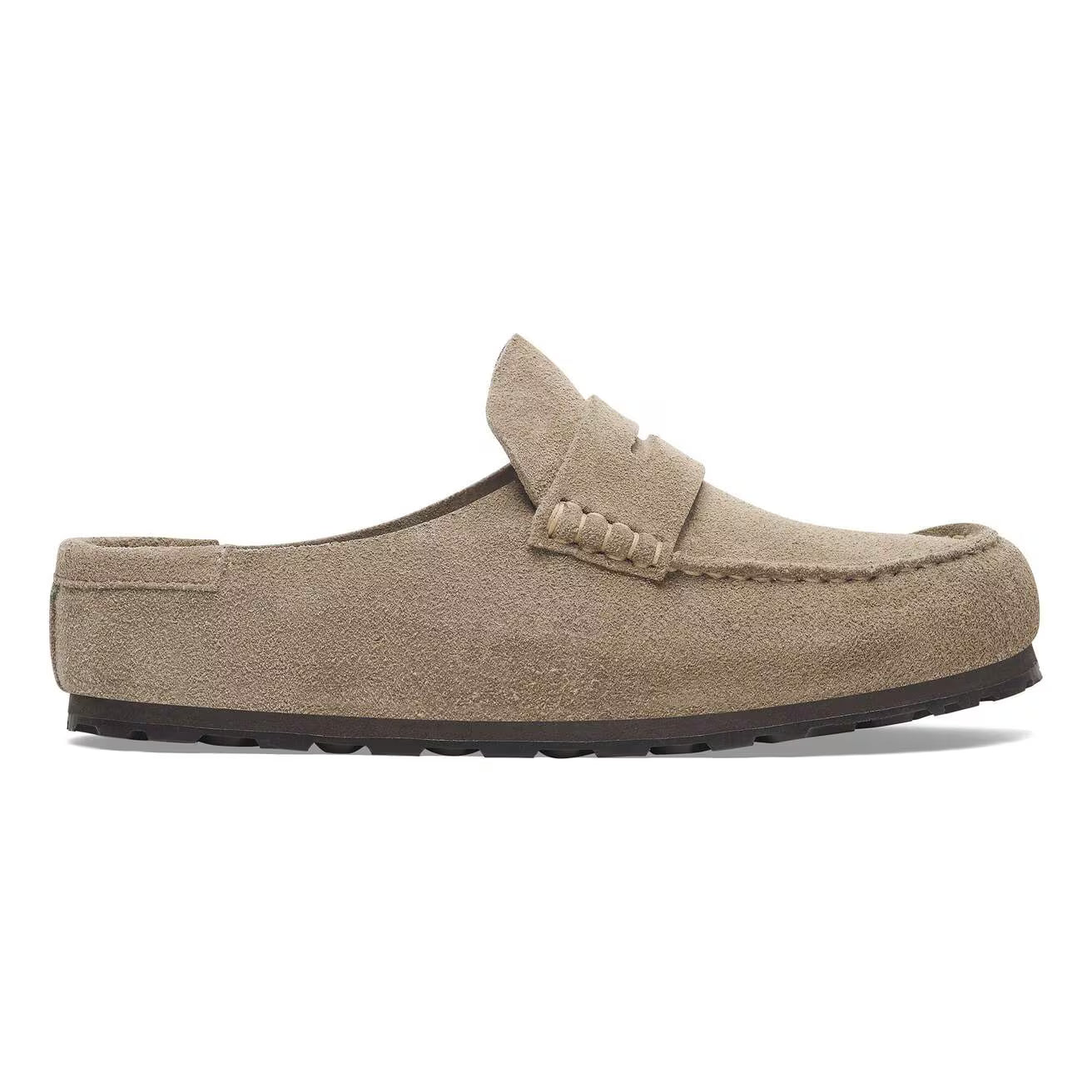 BIRKENSTOCK - Mocassin NAPLES WRAPPED - Suède - Taupe