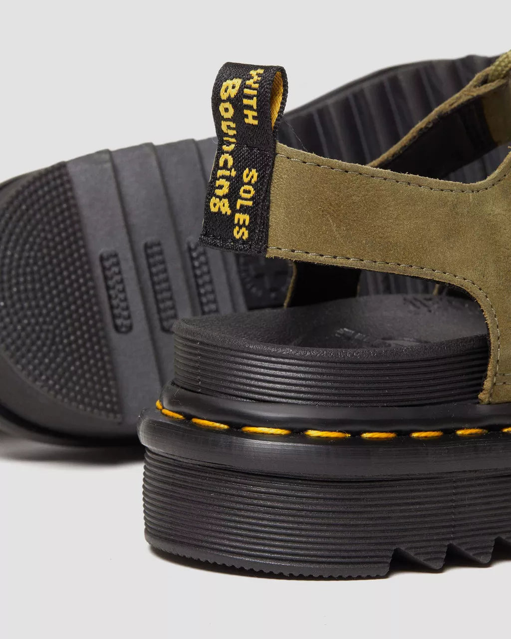 DR. MARTENS - Sandales NARTILLA - Nubuck - Olive