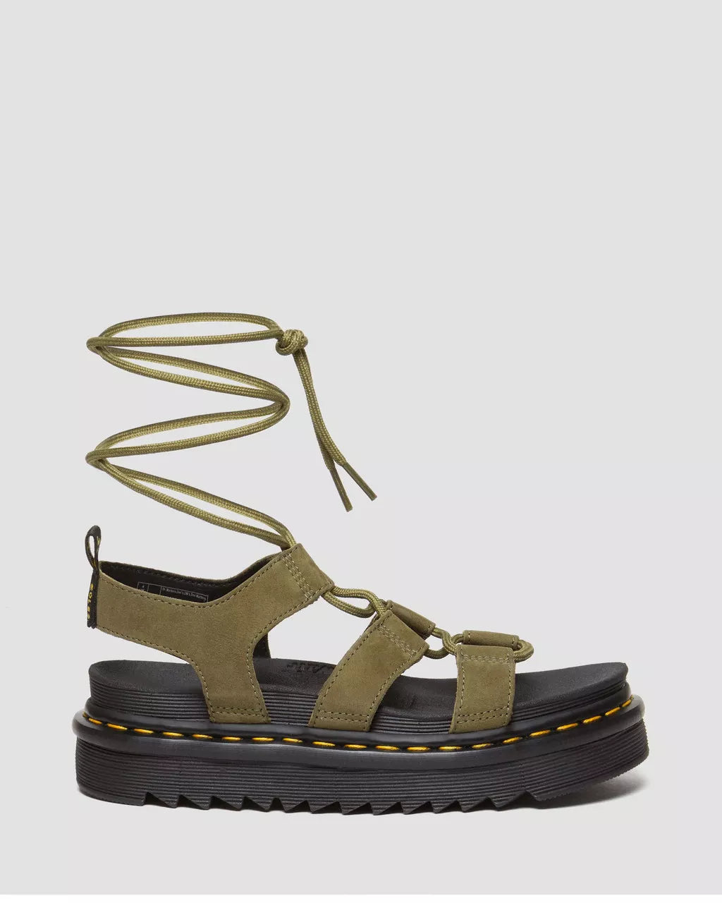 DR. MARTENS - Sandales NARTILLA - Nubuck - Olive