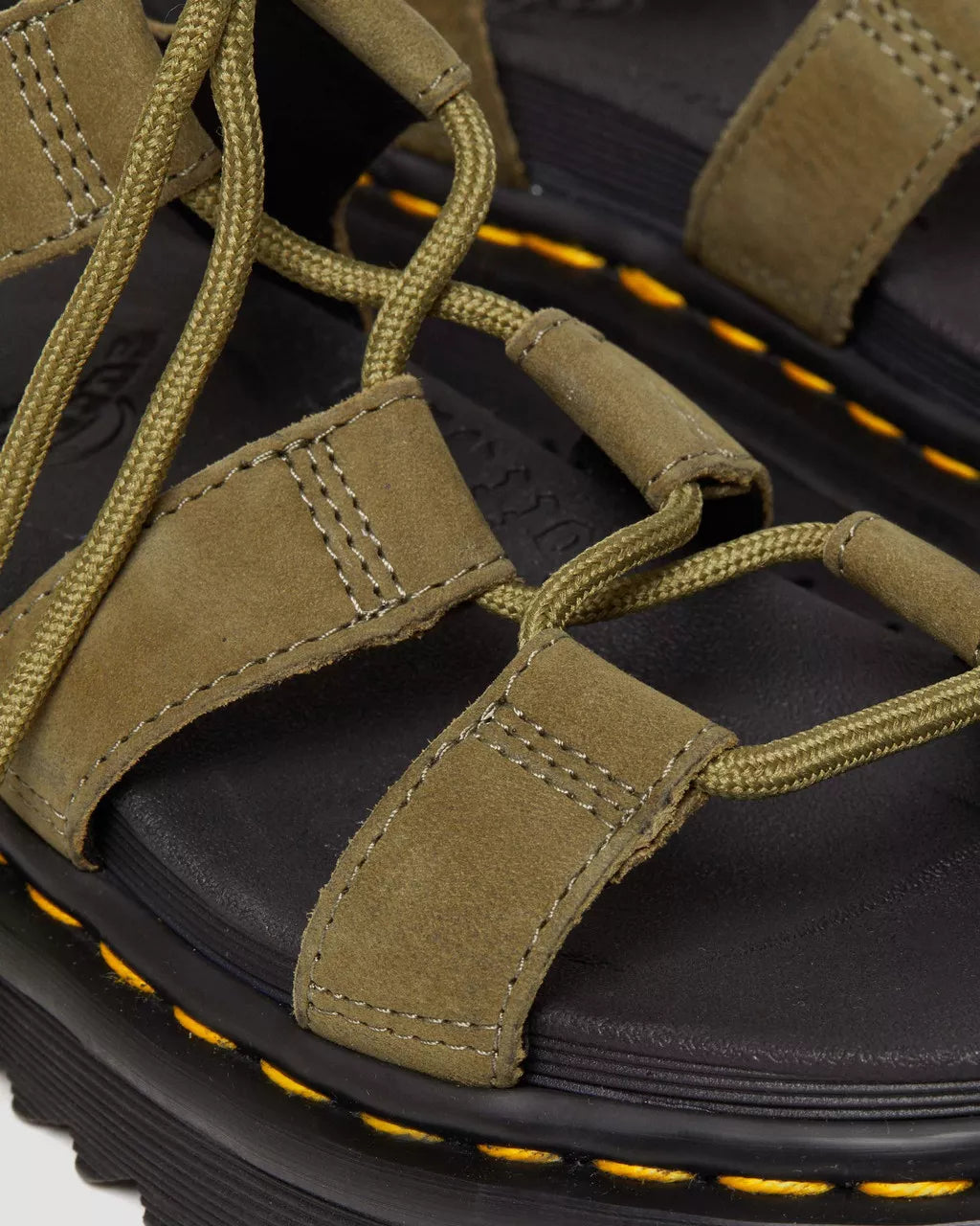 DR. MARTENS - Sandales NARTILLA - Nubuck - Olive