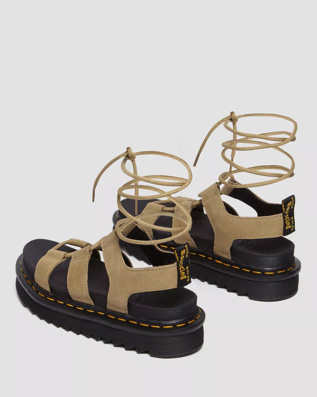 DR. MARTENS - Sandales NARTILLA - Nubuck - Tan