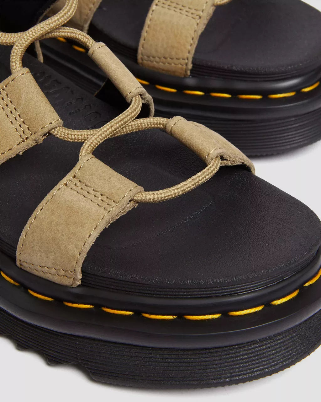 DR. MARTENS - Sandales NARTILLA - Nubuck - Tan