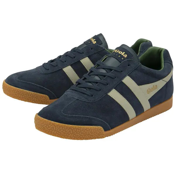 GOLA - Basket HARRIER - Daim - Navy/Grey/Evergreen