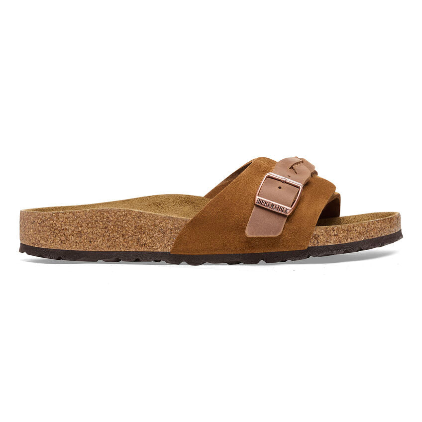 BIRKENSTOCK - Mule OITA tressée Suède - Mink
