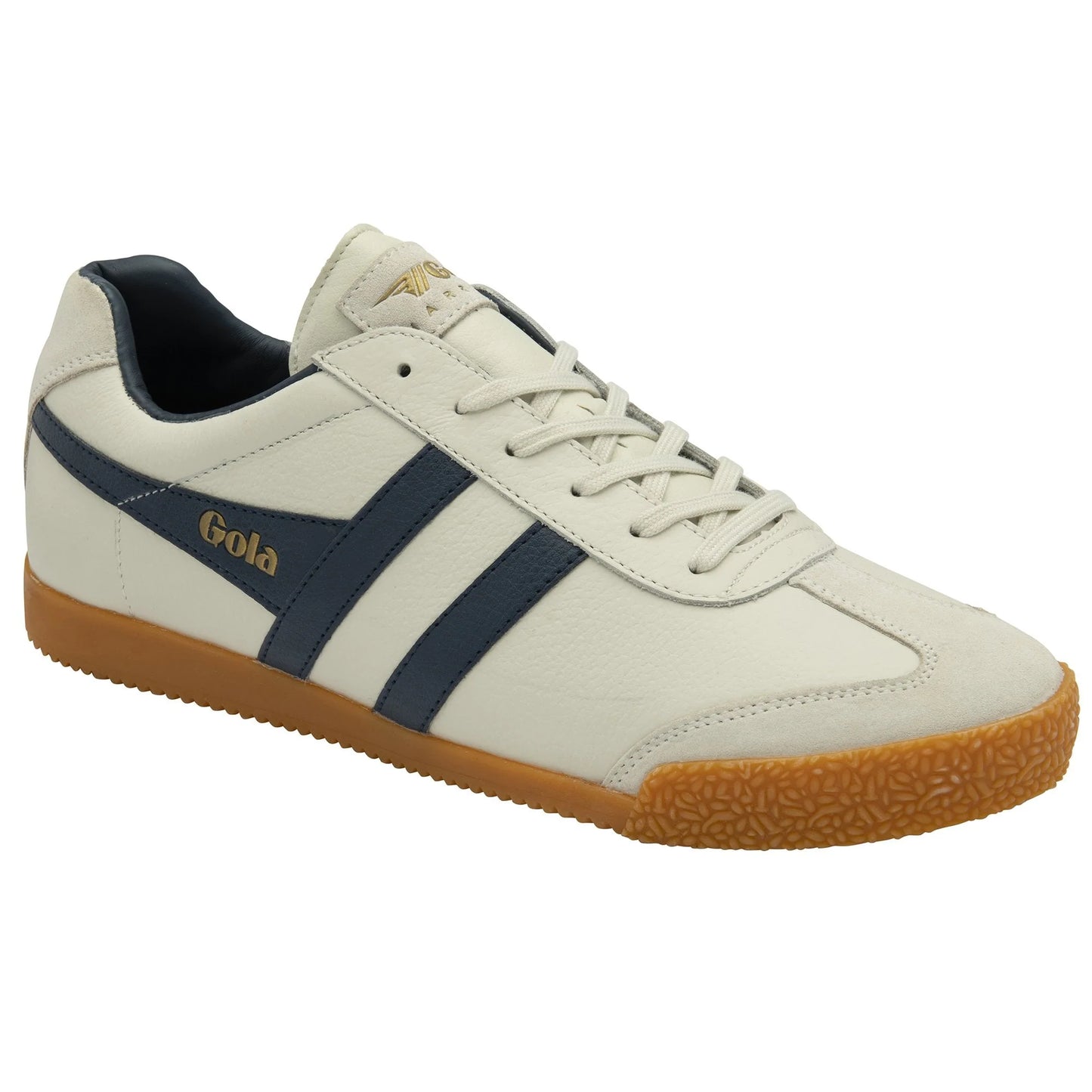 GOLA - Basket HARRIER - Cuir - Off white/Navy