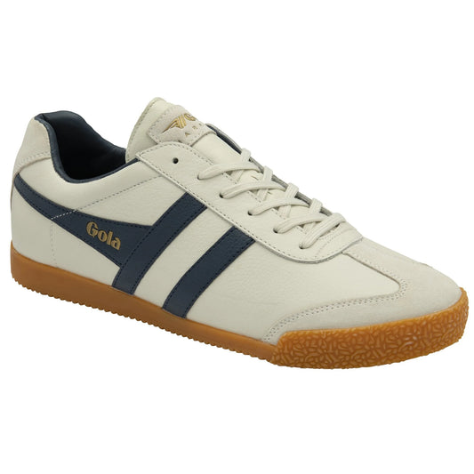 GOLA - Basket HARRIER - Cuir - Off white/Navy