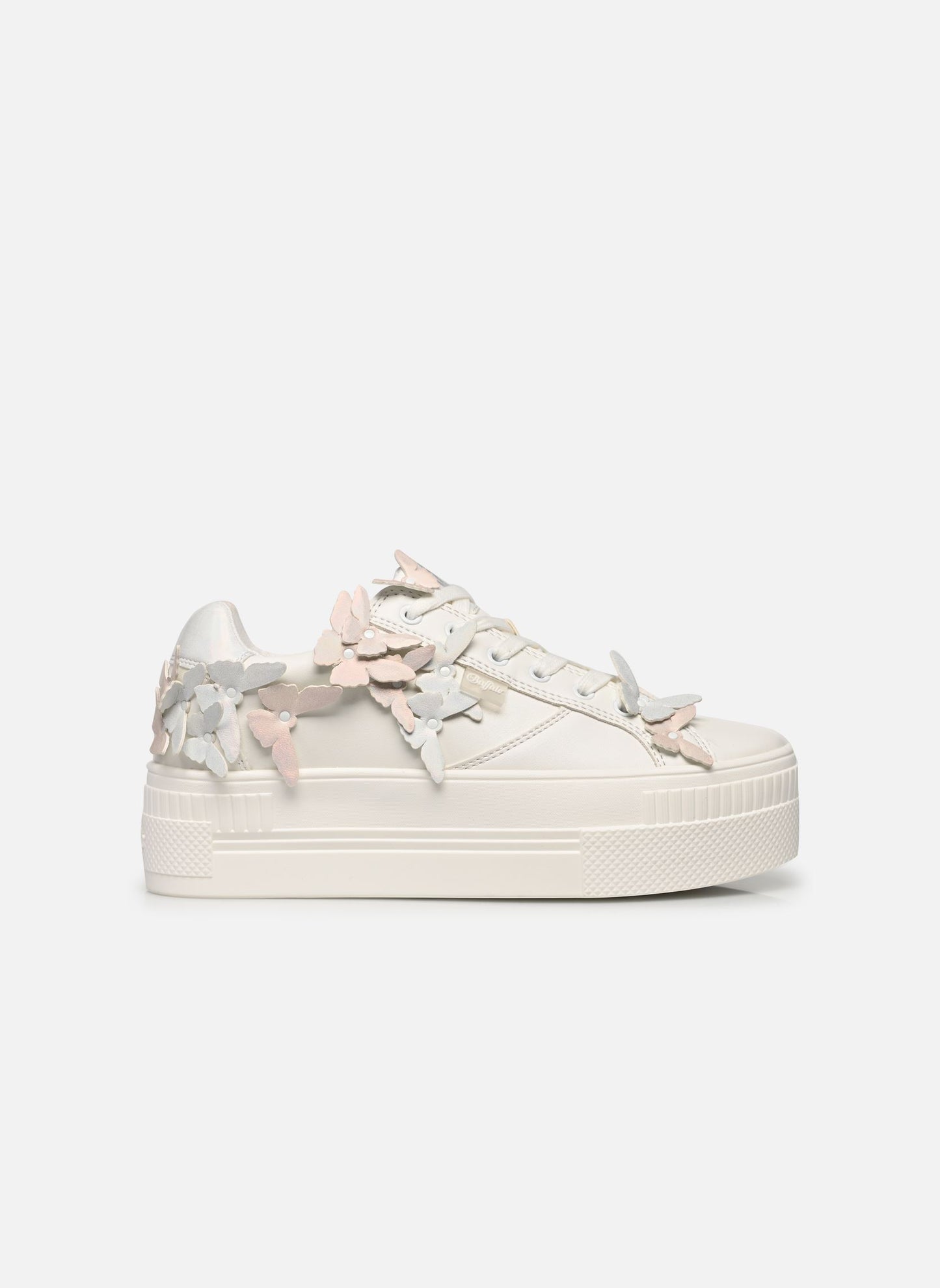 BUFFALO - Sneakers plateformes PAIRED - Papillons - Blanc