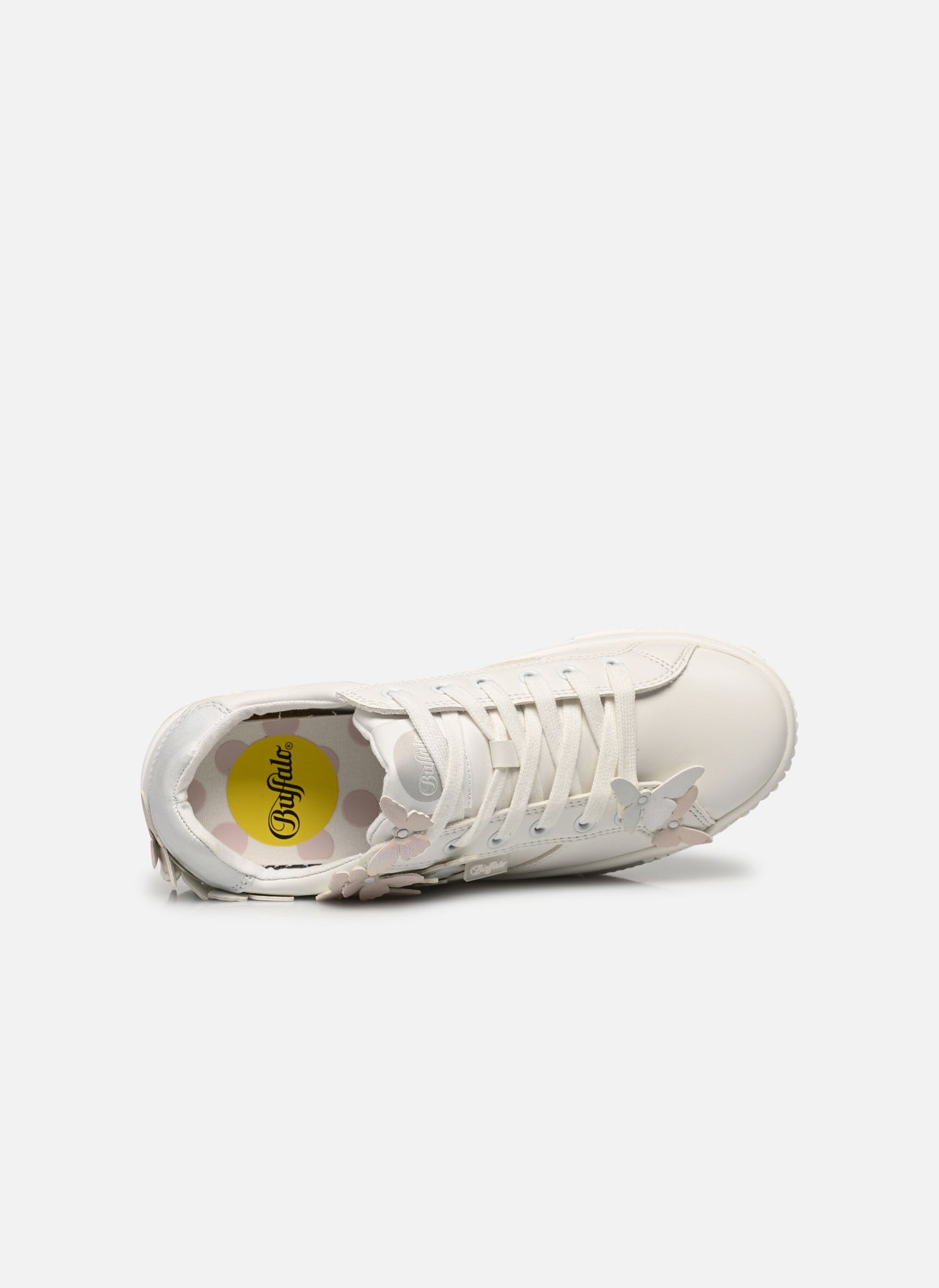 BUFFALO - Sneakers plateformes PAIRED - Papillons - Blanc