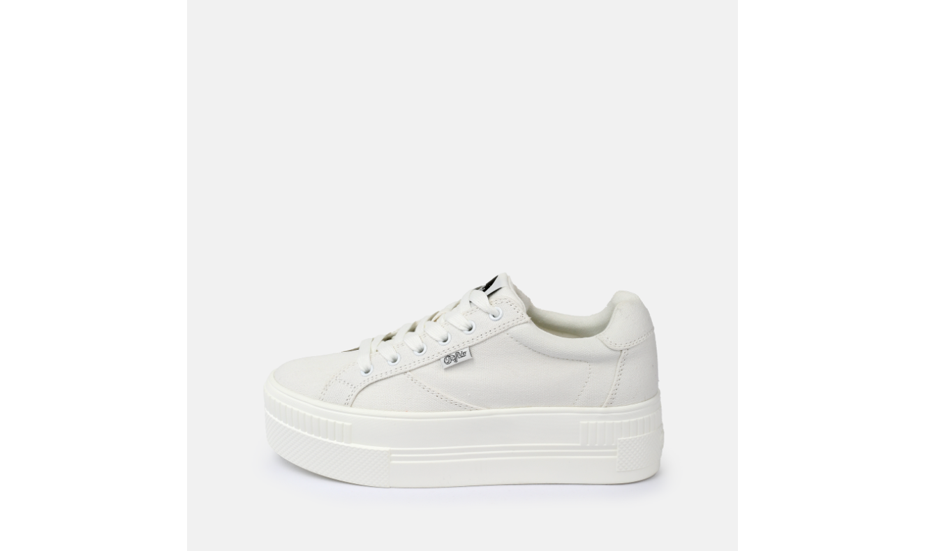 BUFFALO - Sneakers plateformes PAIRED - Vegan - Blanc