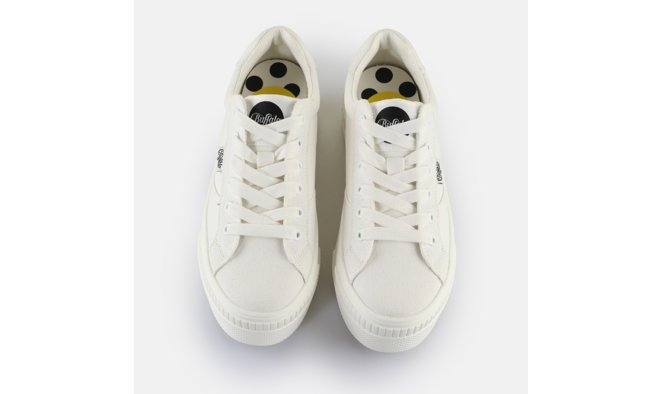 BUFFALO - Sneakers plateformes PAIRED - Vegan - Blanc