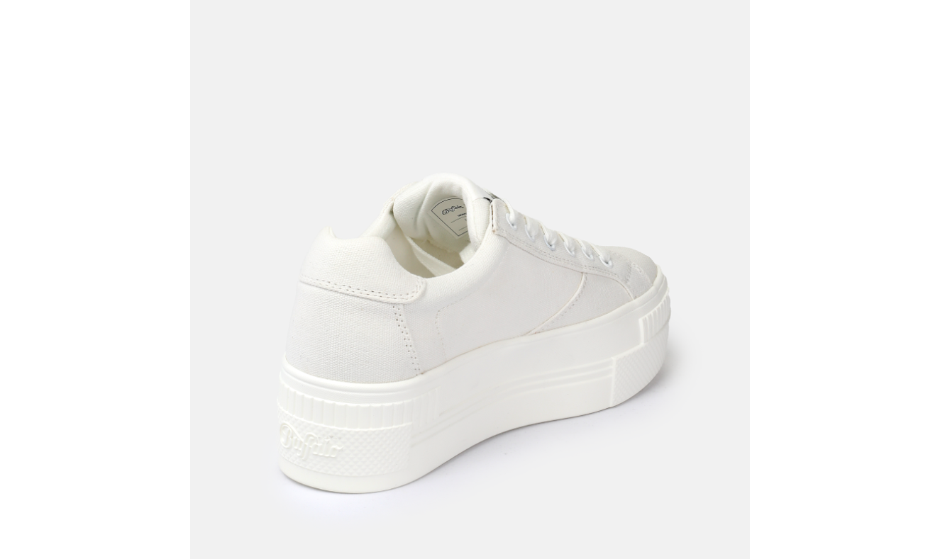 BUFFALO - Sneakers plateformes PAIRED - Vegan - Blanc