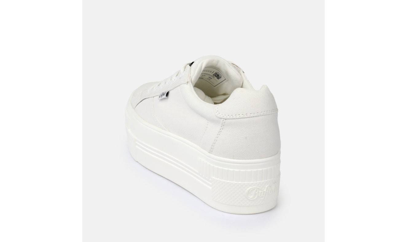 BUFFALO - Sneakers plateformes PAIRED - Vegan - Blanc