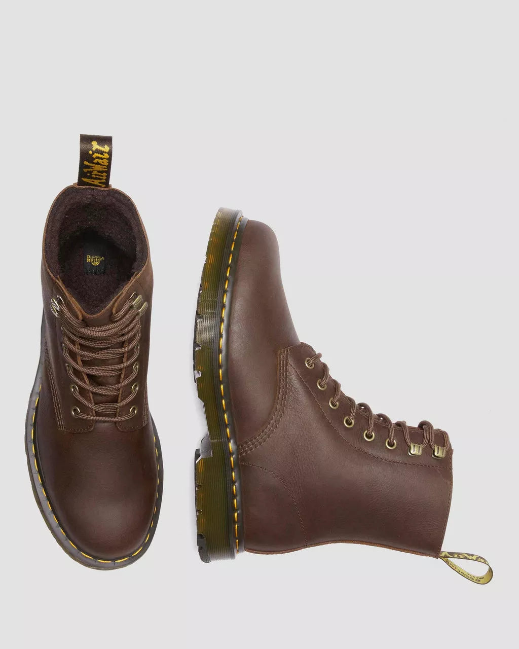 DR. MARTENS - Boots PASCAL Wintergrip - Chocolat