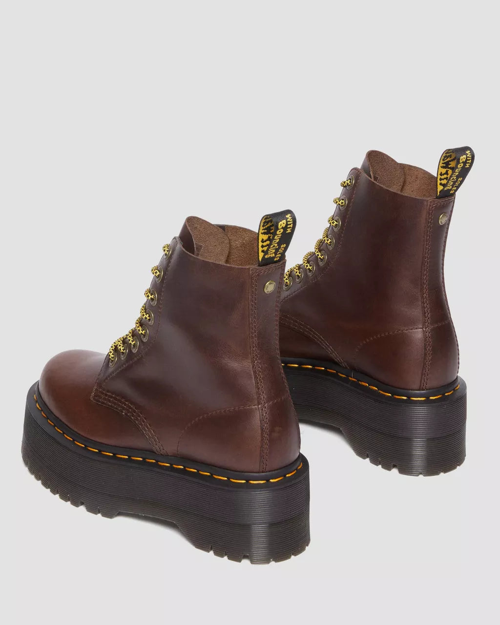 DR. MARTENS - Bottines PASCAL MAX - Marron foncé