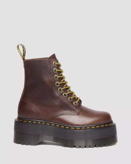 DR. MARTENS - Bottines PASCAL MAX - Marron foncé
