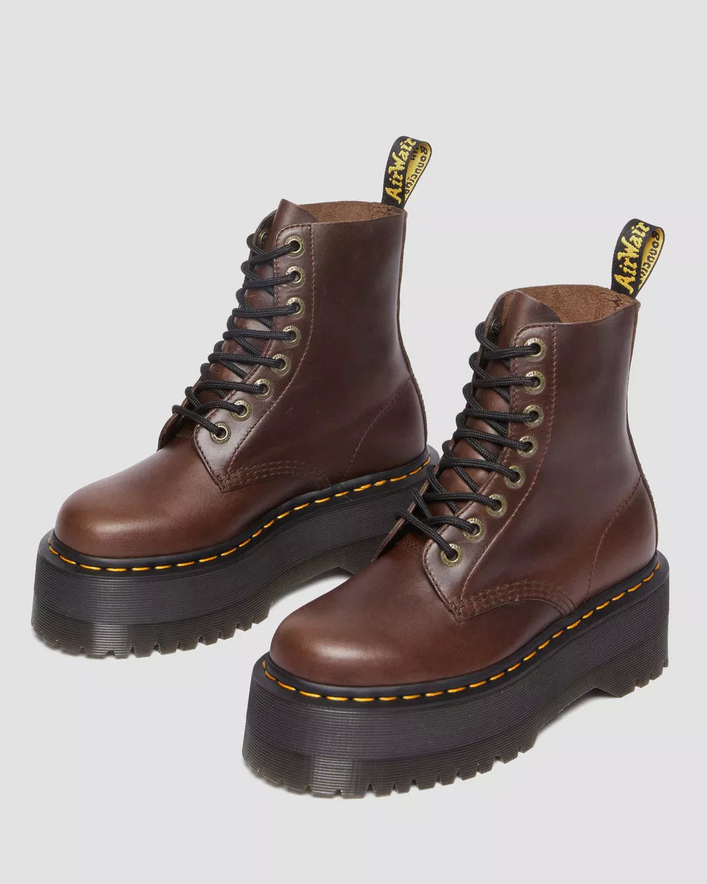 DR. MARTENS - Bottines PASCAL MAX - Marron foncé