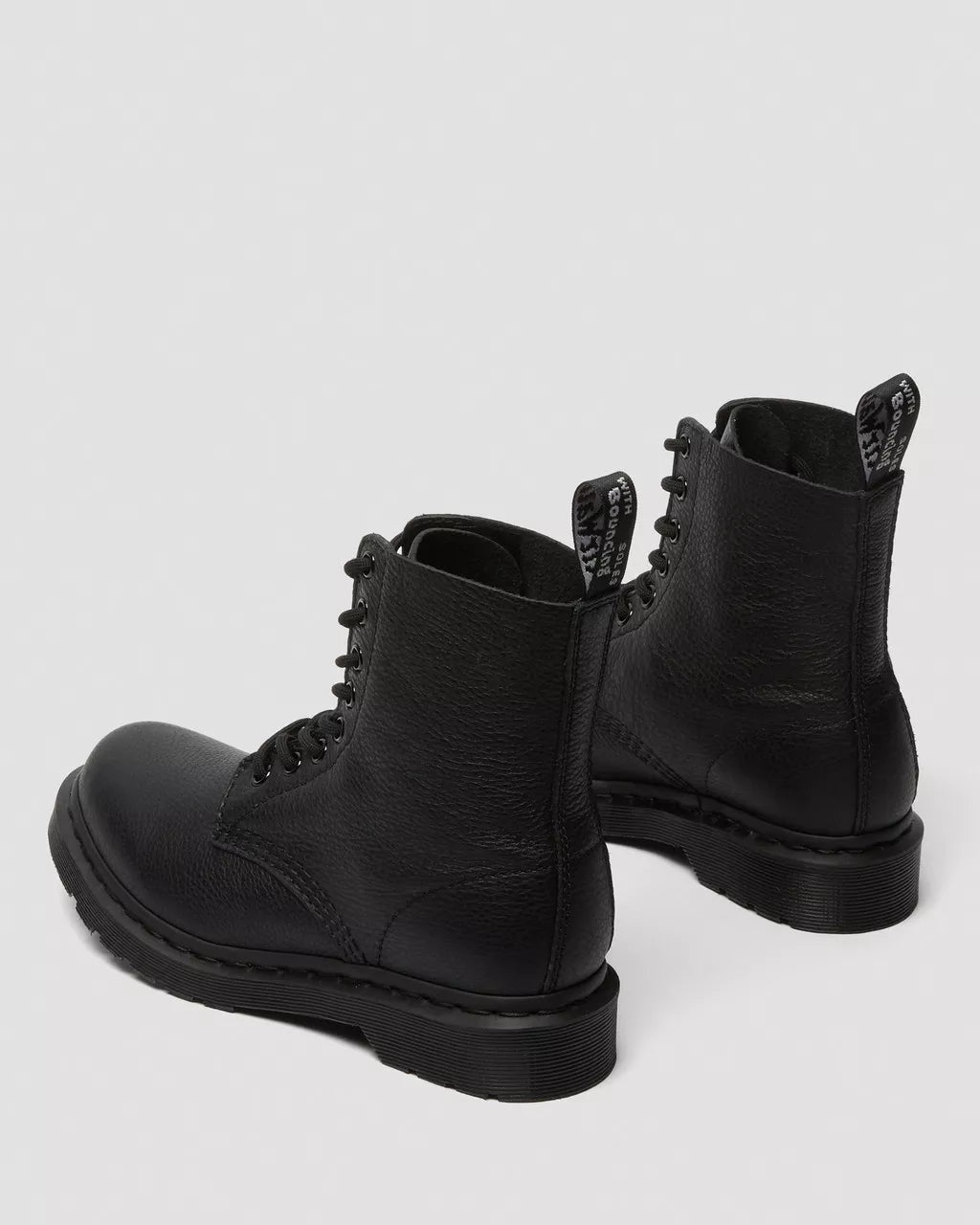 DR. MARTENS - Bottines PASCAL monochrome - Cuir Virginia - Noir