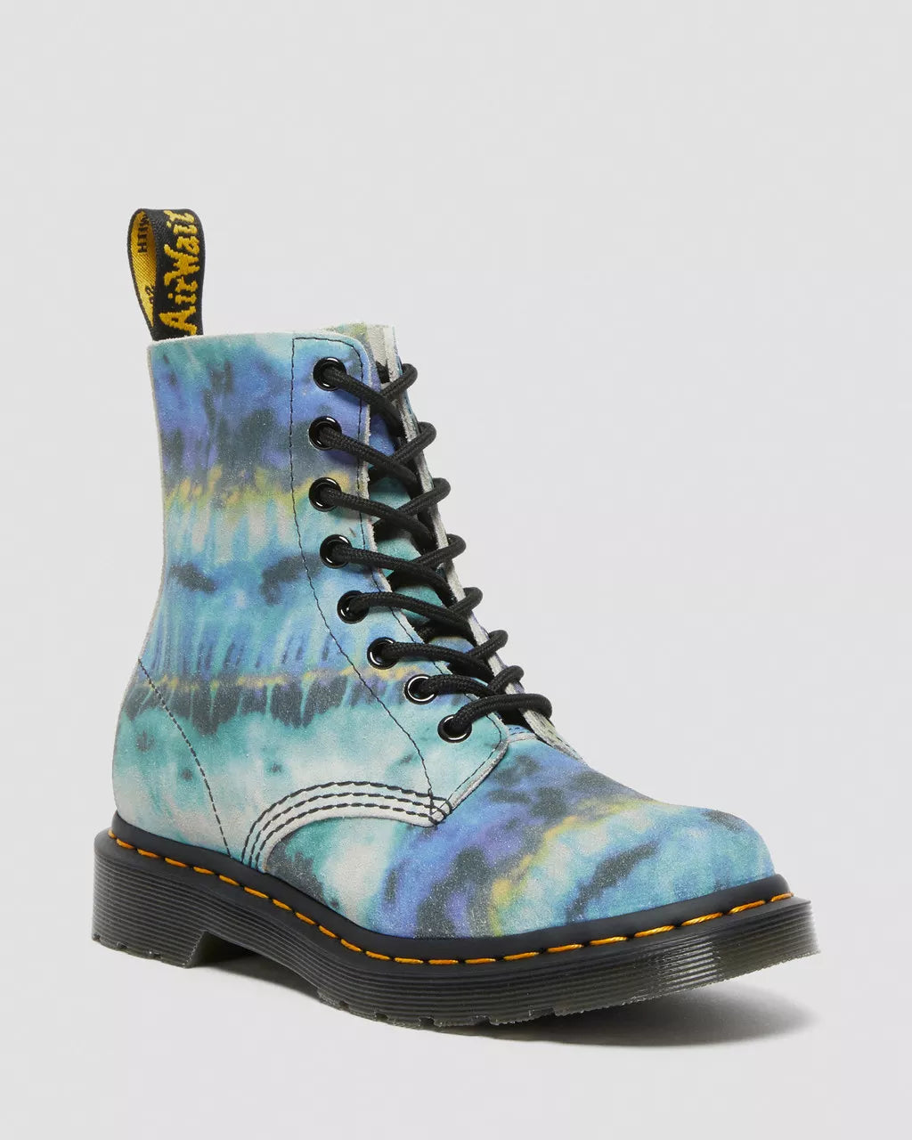 DR. MARTENS - Bottines PASCAL TIE & DYE - Bleu multi