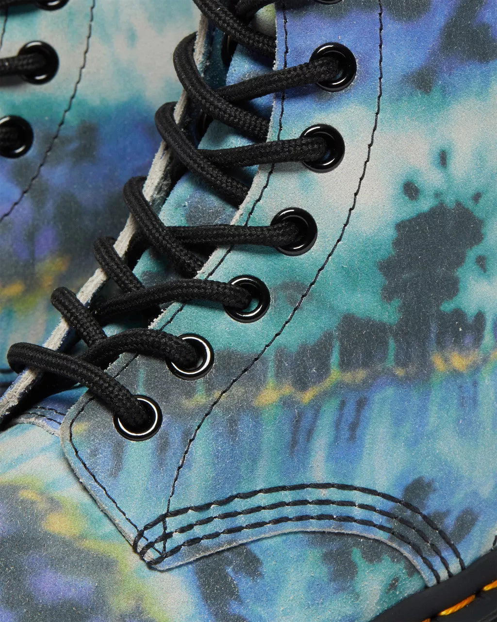 DR. MARTENS - Bottines PASCAL TIE & DYE - Bleu multi