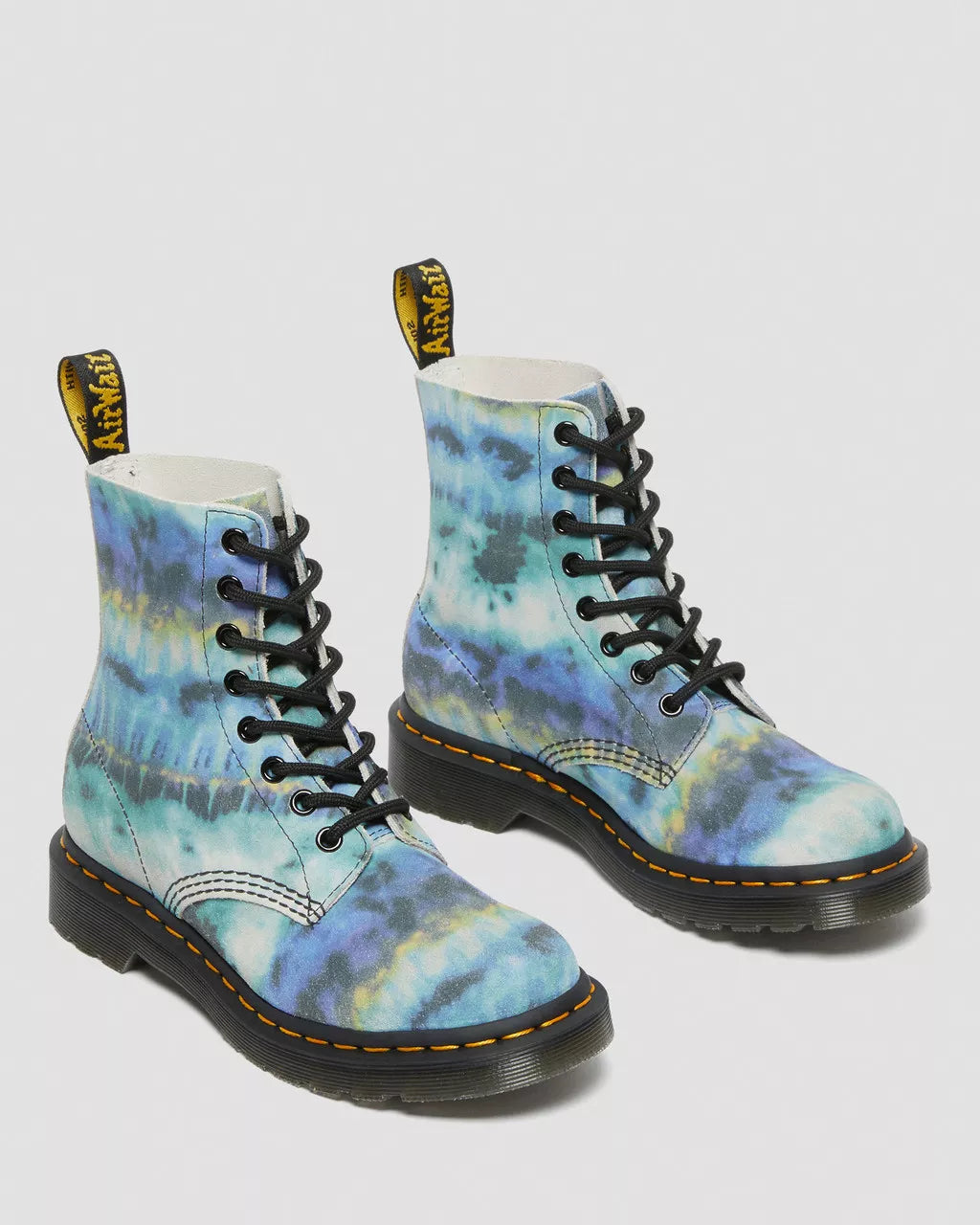DR. MARTENS - Bottines PASCAL TIE & DYE - Bleu multi