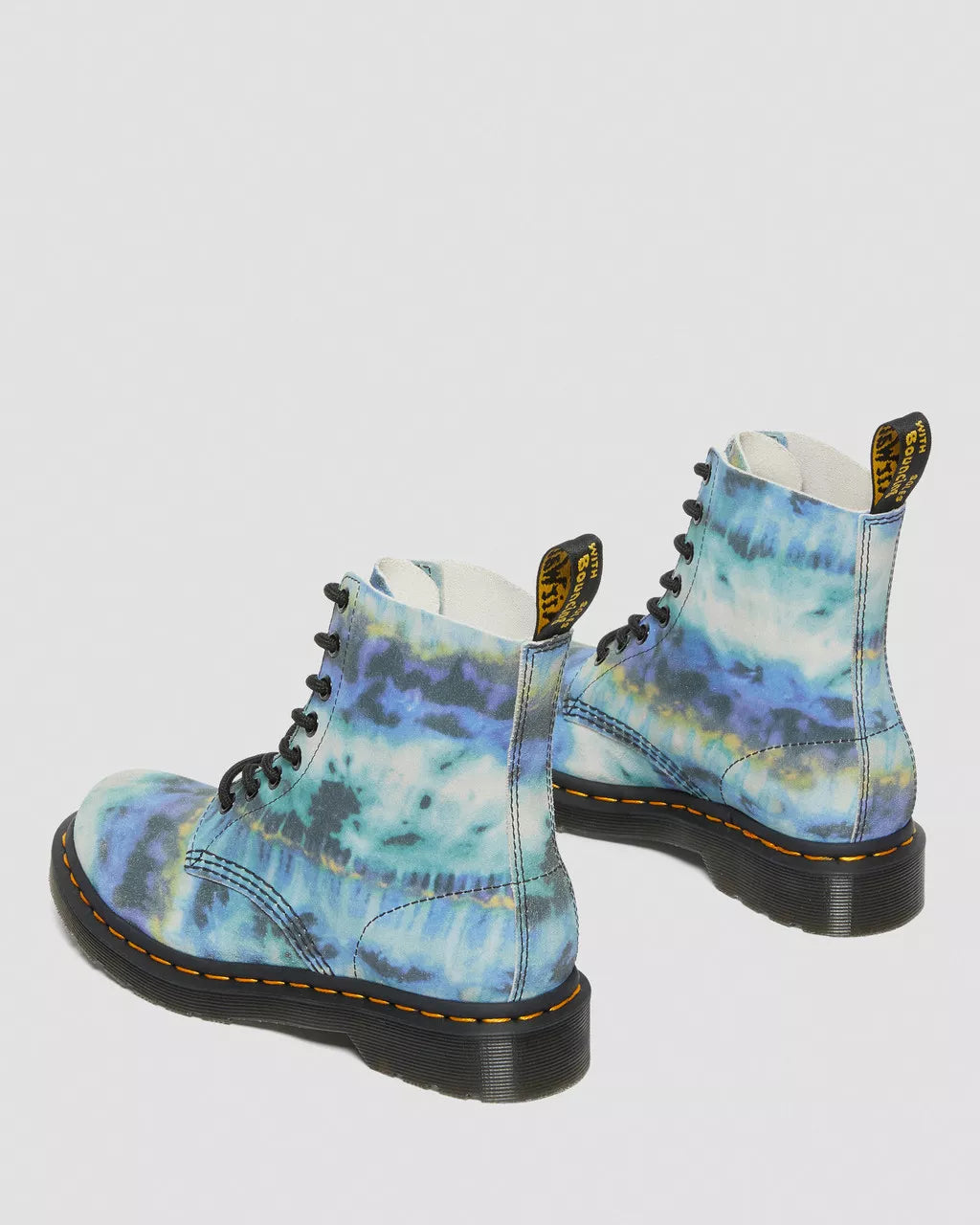DR. MARTENS - Bottines PASCAL TIE & DYE - Bleu multi