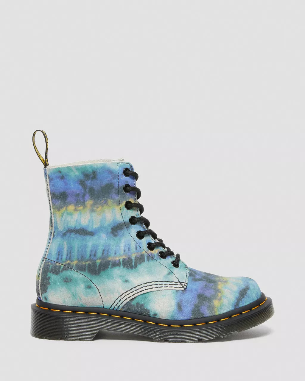 DR. MARTENS - Bottines PASCAL TIE & DYE - Bleu multi