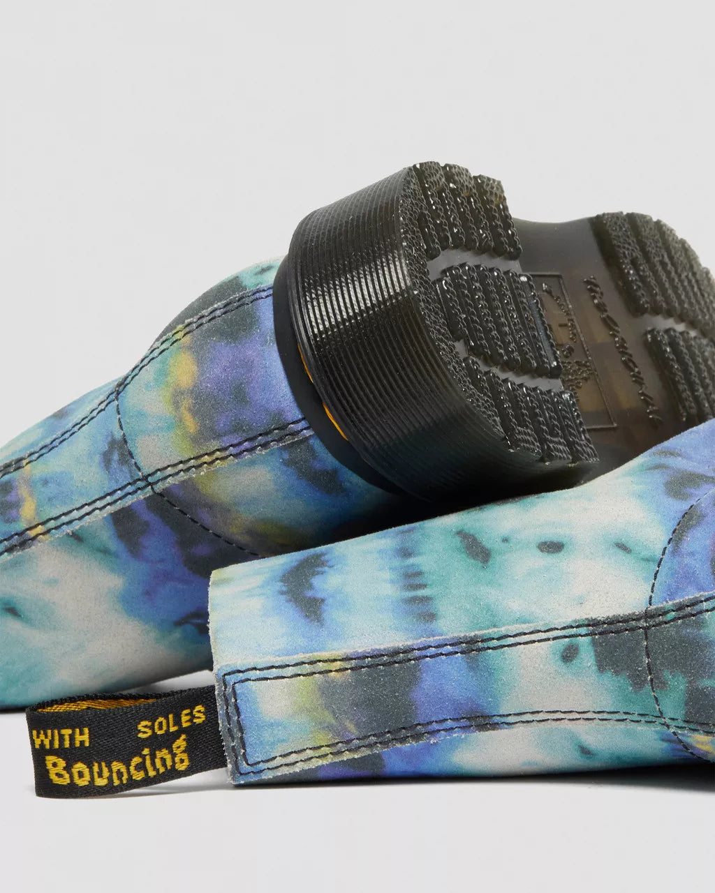 DR. MARTENS - Bottines PASCAL TIE & DYE - Bleu multi