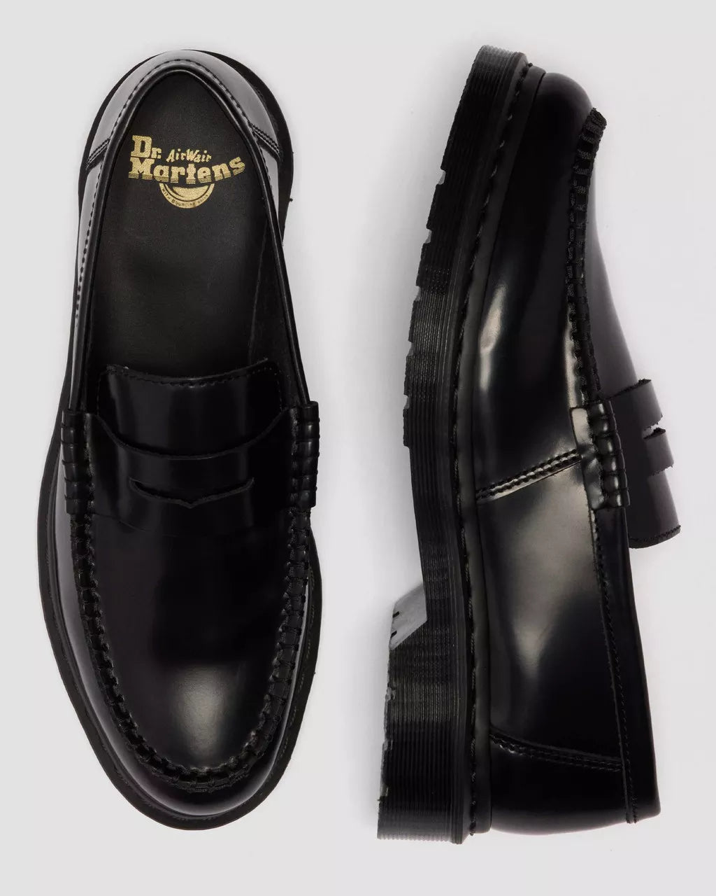 DR. MARTENS - Mocassins PENTON monochrome - Noir