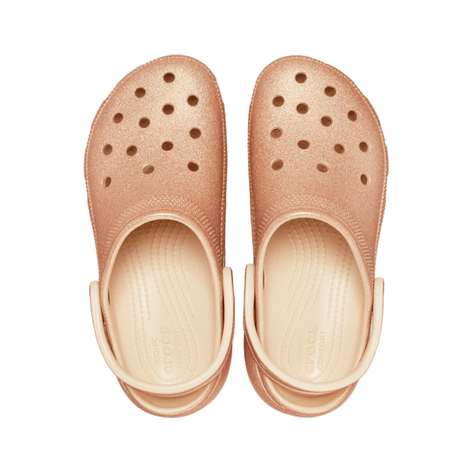 CROCS - Sabots PLATFORM CLOG - Glitter gold