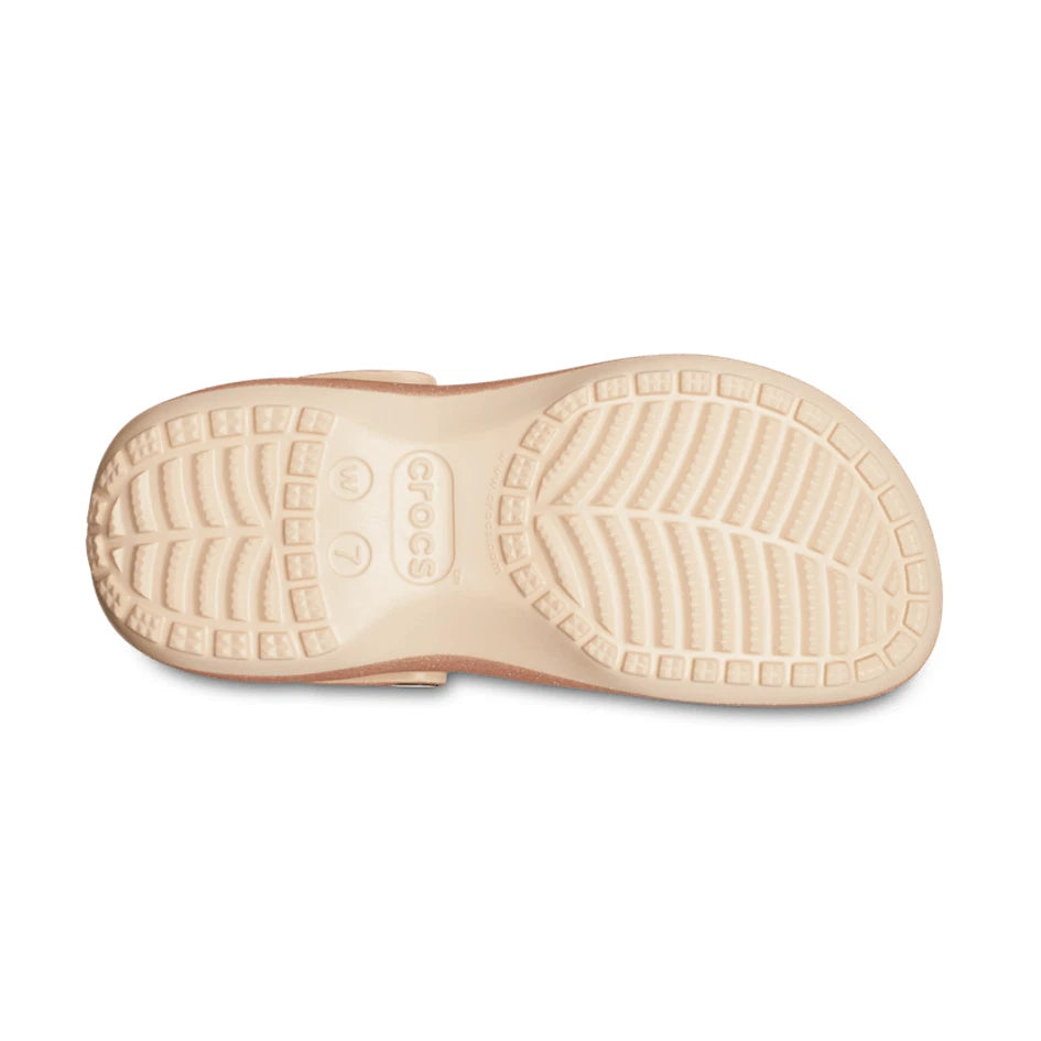 CROCS - Sabots PLATFORM CLOG - Glitter gold