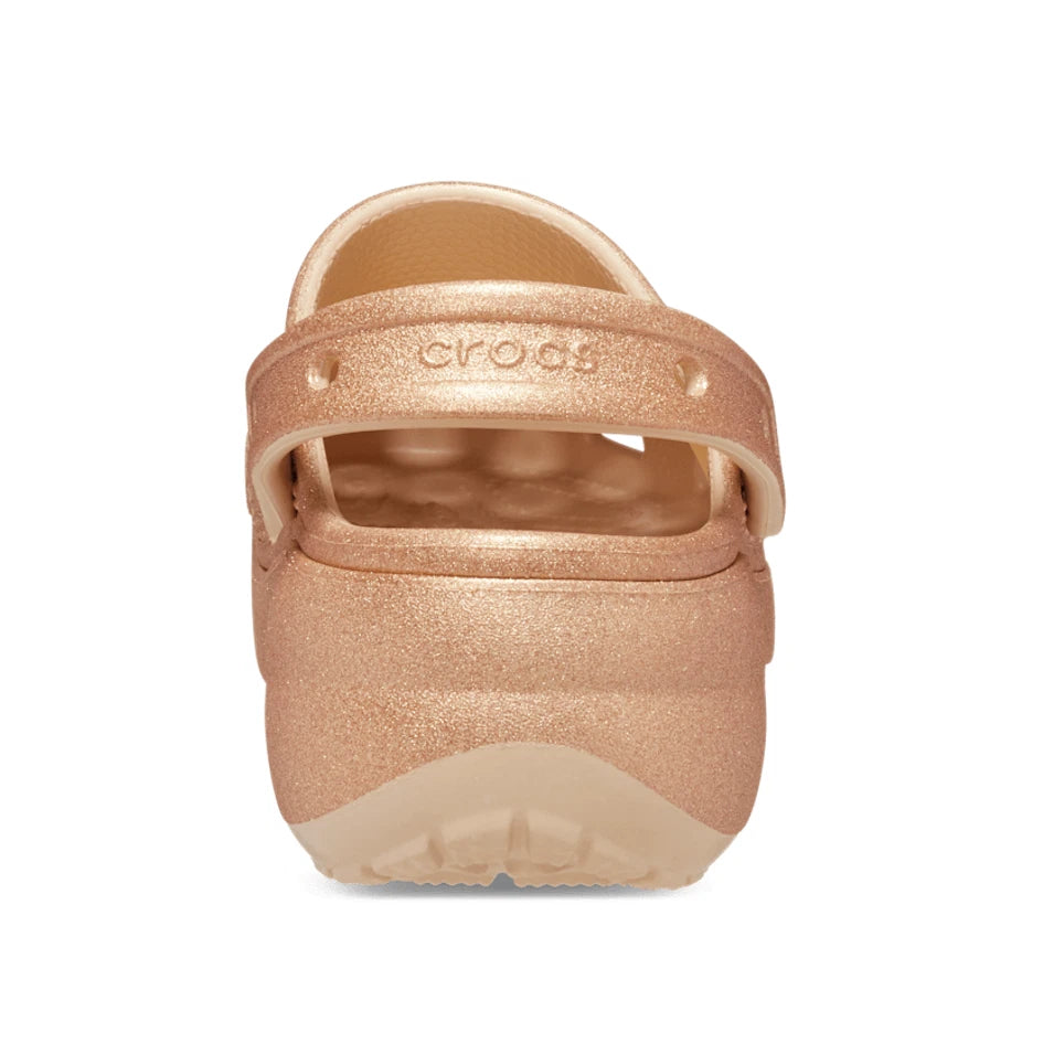CROCS - Sabots PLATFORM CLOG - Glitter gold