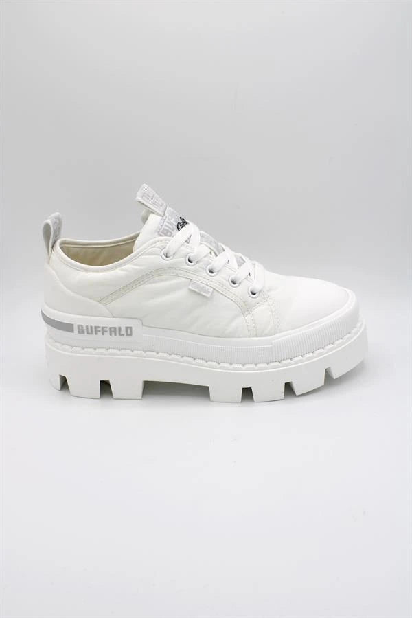 BUFFALO - Sneakers RAVEN LO - Nylon - Blanc