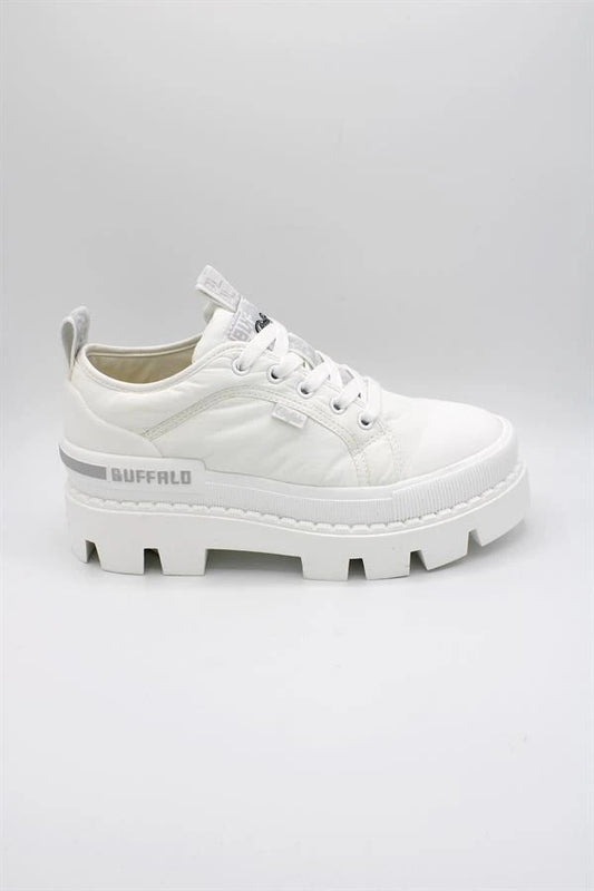 BUFFALO - Sneakers RAVEN LO - Nylon - Blanc