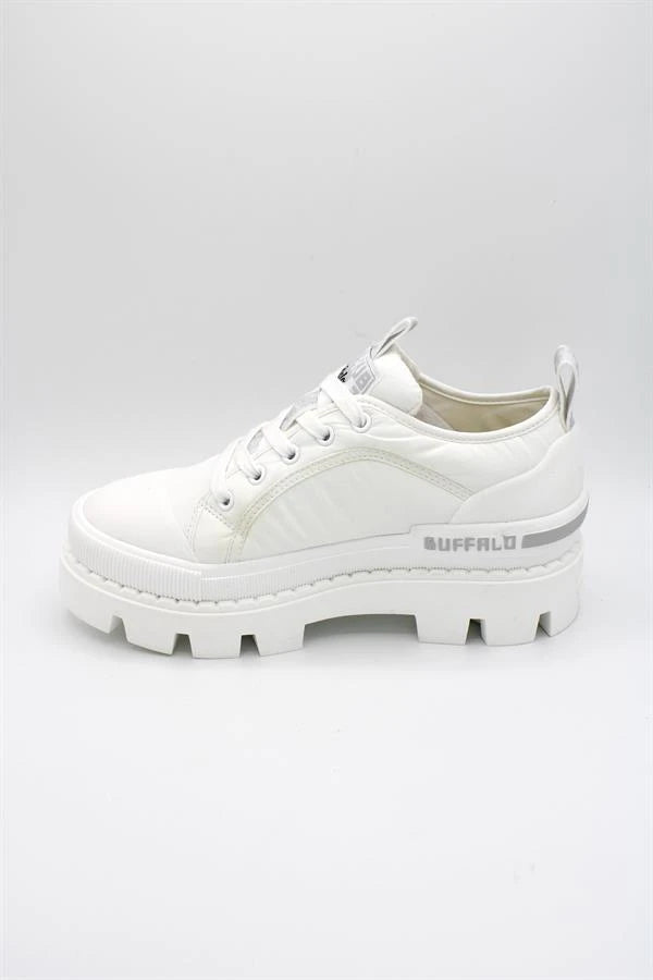 BUFFALO - Sneakers RAVEN LO - Nylon - Blanc