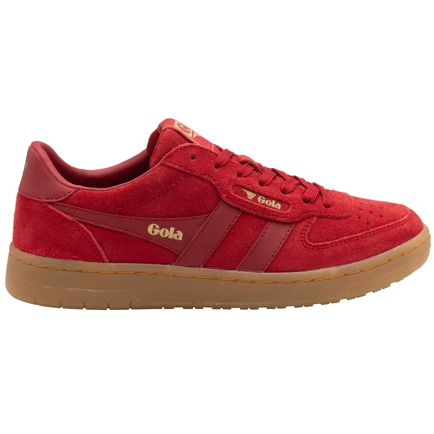GOLA - Basket HAWK - Daim - Red/Gum