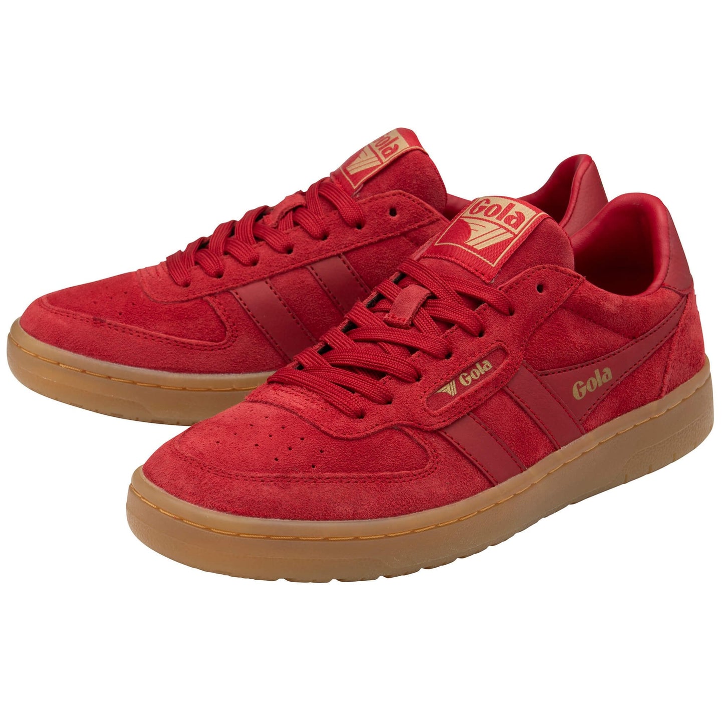 GOLA - Basket HAWK - Daim - Red/Gum